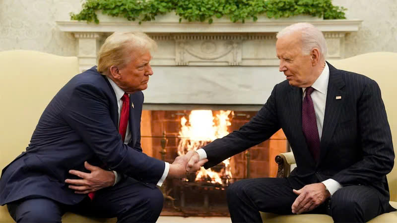 Ông Biden và ông Trump cam kết chuyển giao quyền lực một cách êm thấm