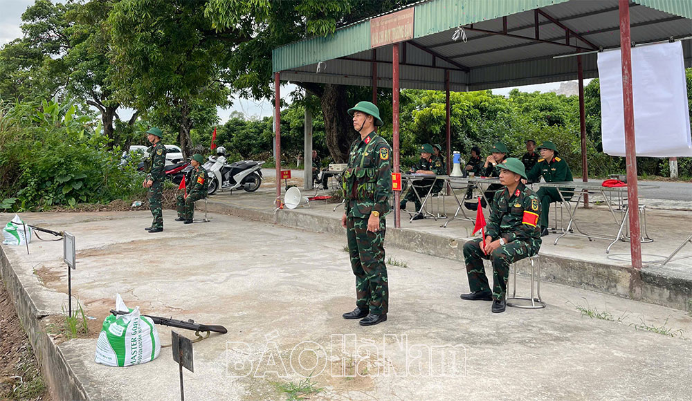 Ghi nhận các đợt thi đua cao điểm của cán bộ, chiến sĩ LLVT Kim Bảng