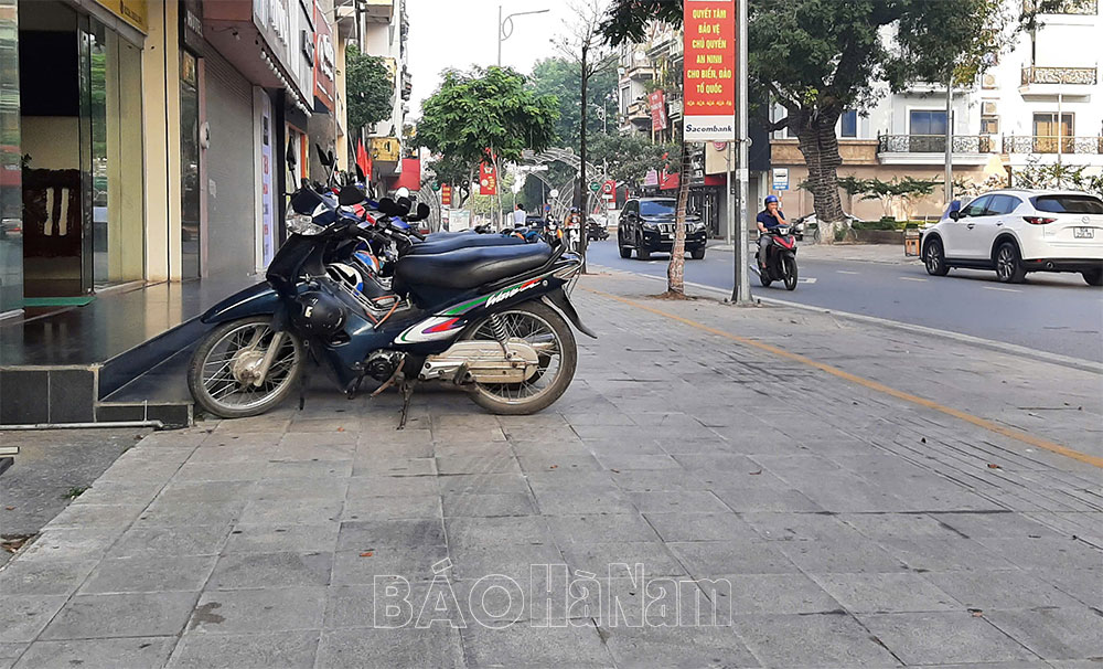 Xử lý vi phạm trật tự đô thị, trật tự công cộng ở Phủ Lý