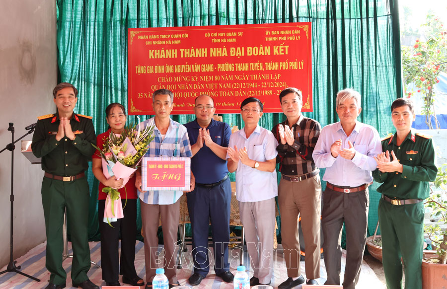 Khánh thành “Nhà Đại đoàn kết” ở phường Thanh Tuyền