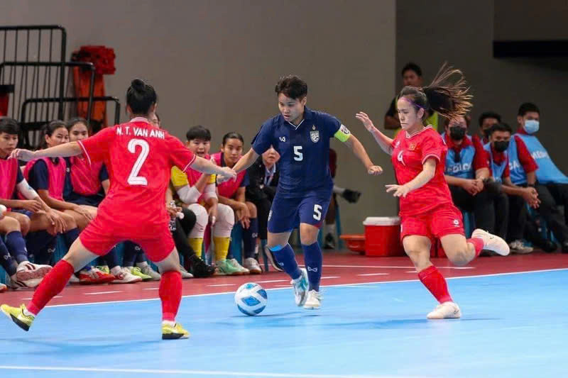 Tuyển futsal nữ Thái Lan giành vị trí nhất vòng bảng