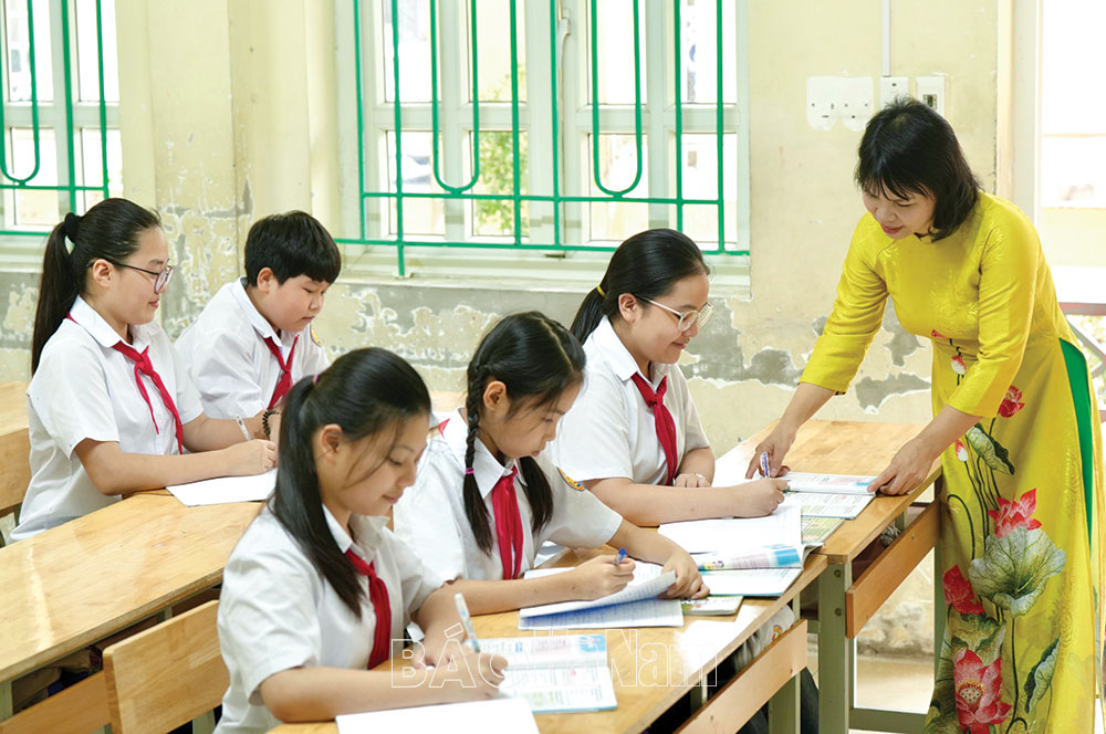 Một nhà giáo tâm huyết với sự nghiệp trồng người