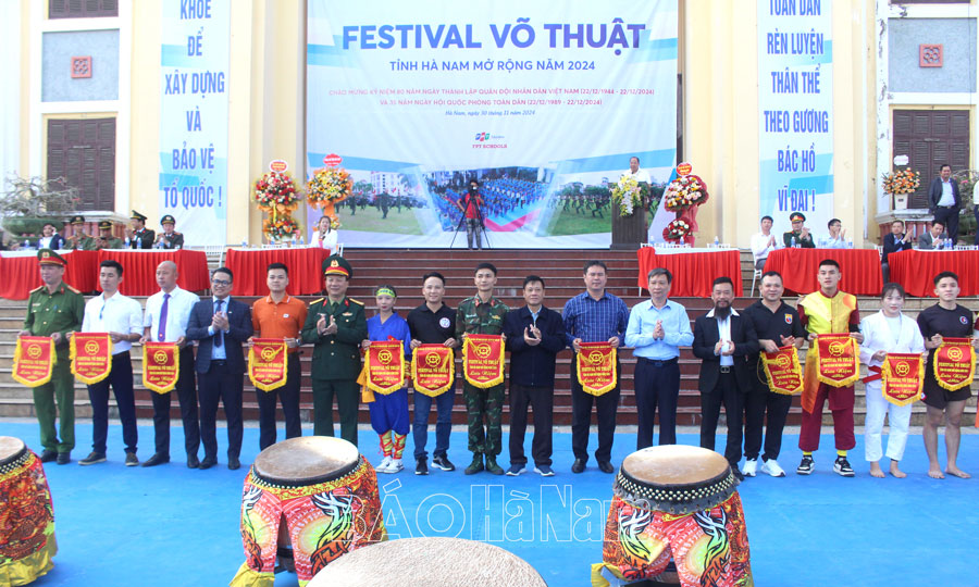 Sôi động Festival võ thuật tỉnh Hà Nam mở rộng năm 2024