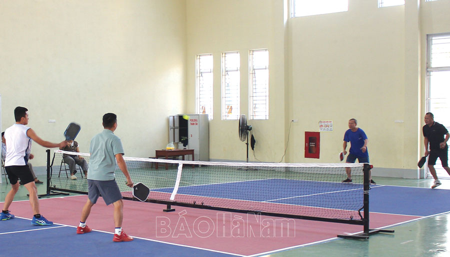 Phát triển phong trào tập luyện pickleball ở nông thôn