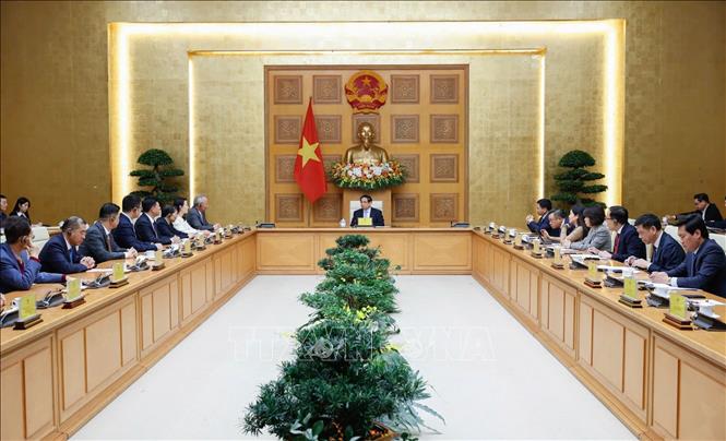 Thủ tướng đề nghị các doanh nghiệp nhóm lớn nhất toàn cầu nghiên cứu tham gia các dự án hạ tầng tại Việt Nam