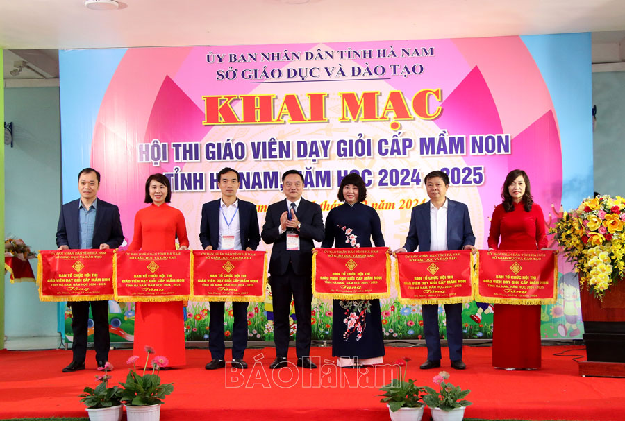 Khai mạc Hội thi Giáo viên dạy giỏi cấp mầm non tỉnh Hà Nam năm học 2024-2025