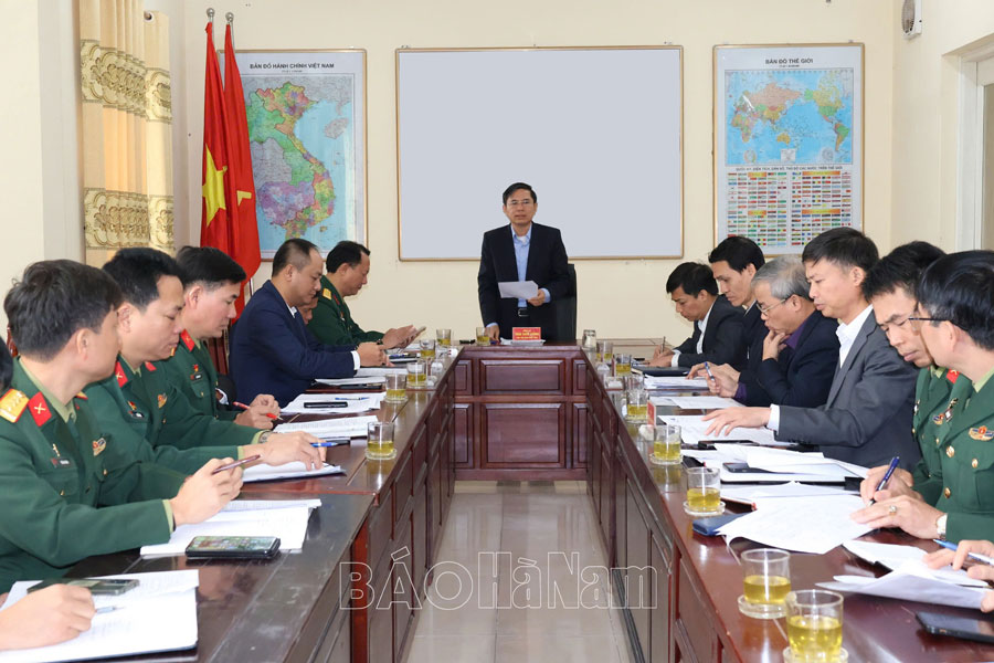 Ban Tổ chức các hoạt động kỷ niệm 80 năm Ngày thành lập QĐND nắm tình hình công tác chuẩn bị chương trình gặp mặt kỷ niệm