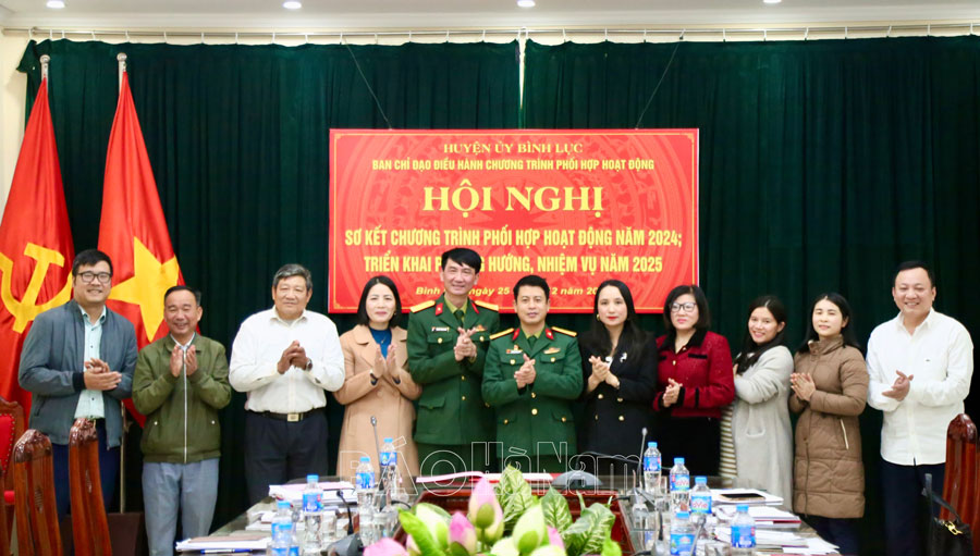 Bình Lục  sơ kết chương trình phối hợp hoạt động năm 2024