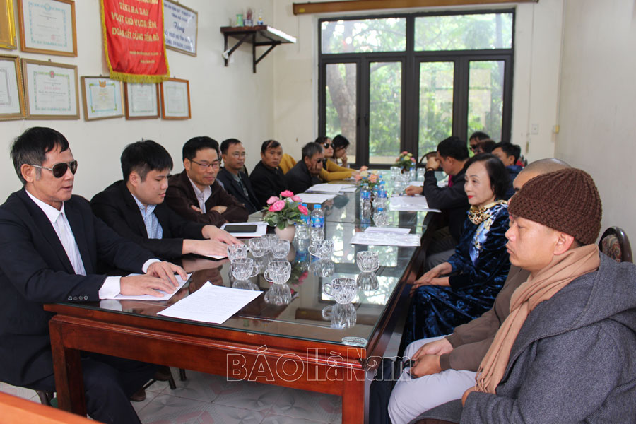 Hội Người mù tỉnh sơ kết 5 năm thực hiện Chỉ thị 39 của Ban Bí thư