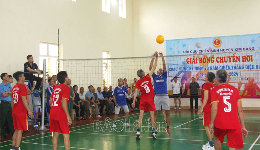 Hội viên cựu chiến binh tích cực tham gia phong trào thể dục thể thao