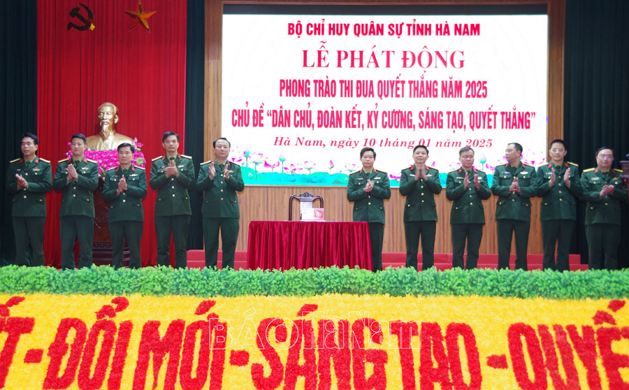 Bộ CHQS tỉnh phát động phong trào thi đua Quyết thắng năm 2025