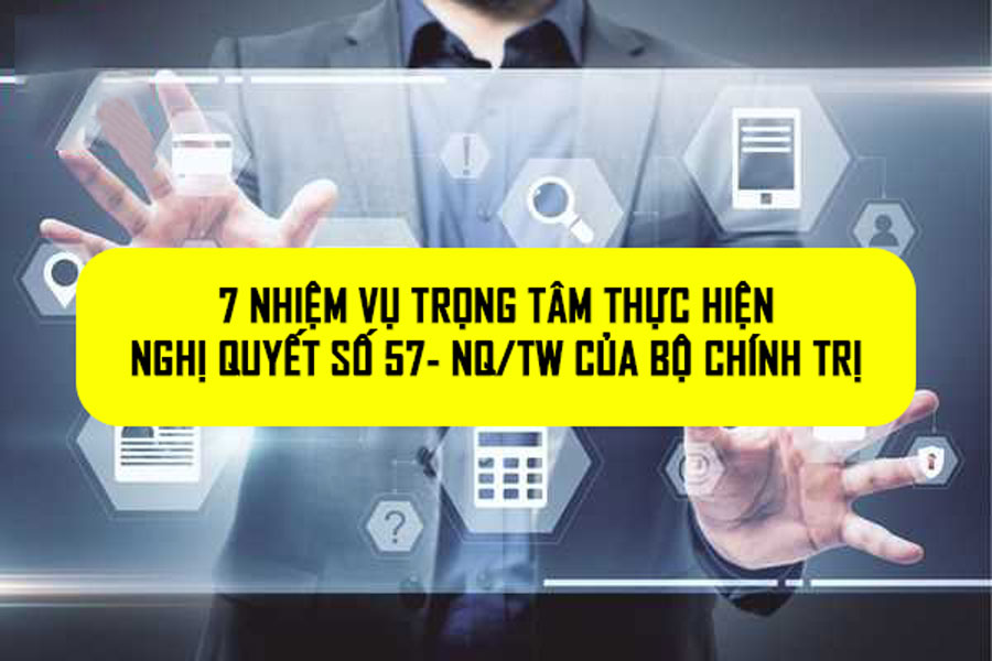 7 nhiệm vụ trọng tâm thực hiện Nghị quyết số 57- NQ/TW của Bộ Chính trị