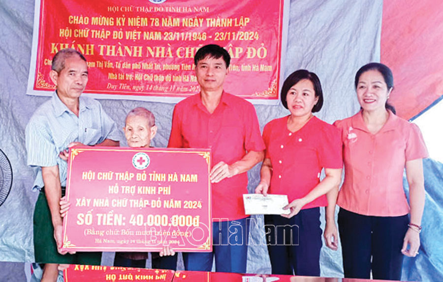 Niềm vui từ những ngôi “Nhà Chữ thập đỏ”