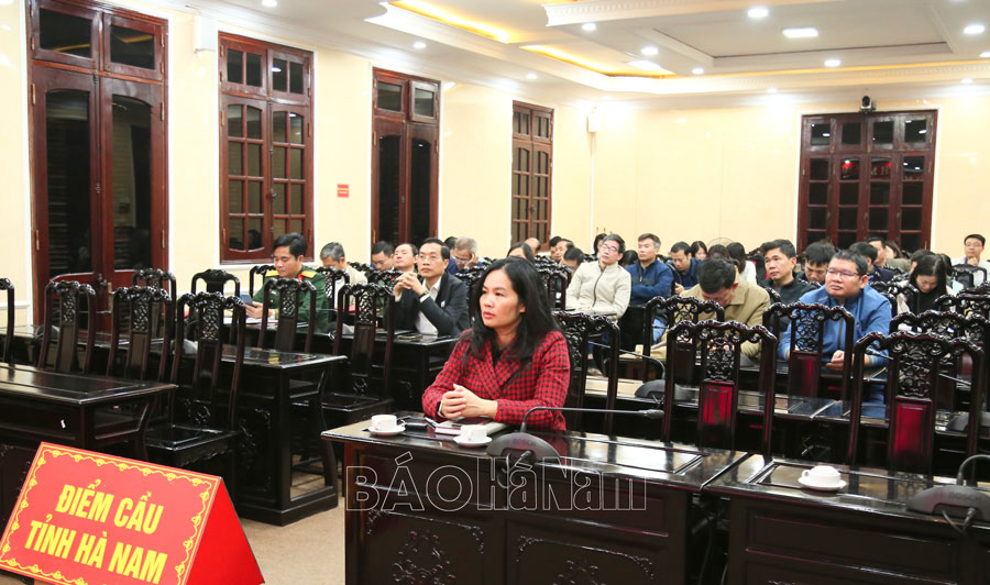 Hội nghị trực tuyến báo cáo viên Trung ương tháng 1/2025