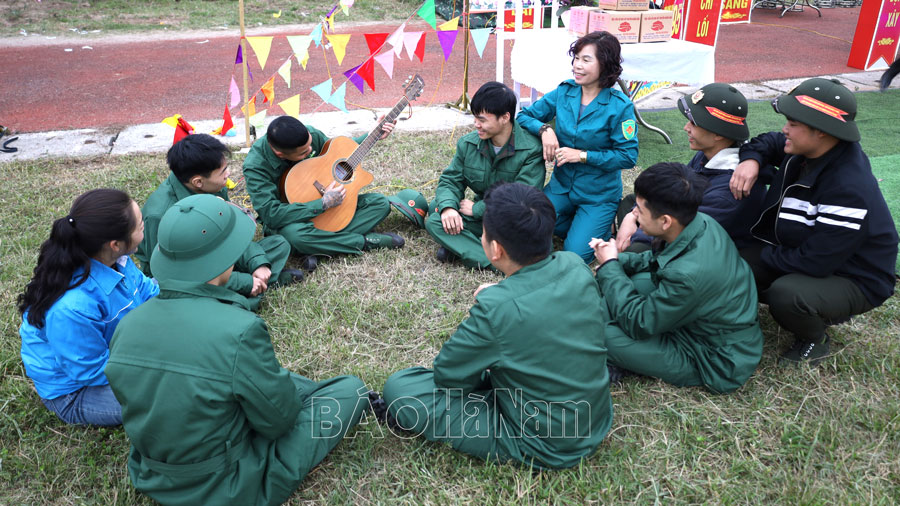 Thanh niên Lý Nhân sẵn sàng lên đường nhập ngũ