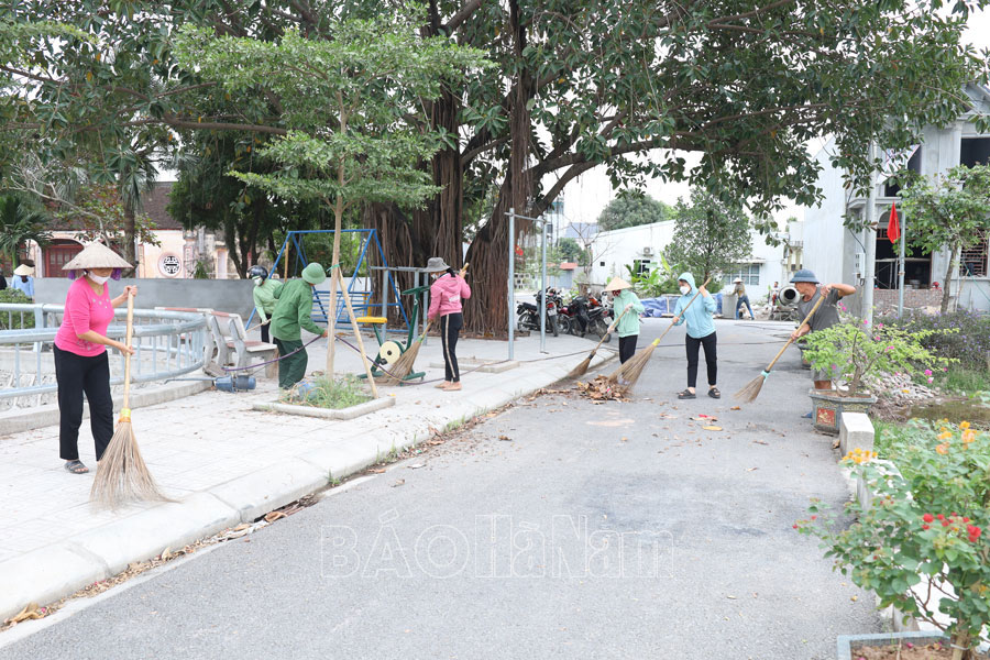 Hội Nông dân Liên Sơn chung tay bảo vệ môi trường