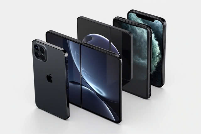 Hình ảnh iPhone gập sắp ra mắt của Apple?