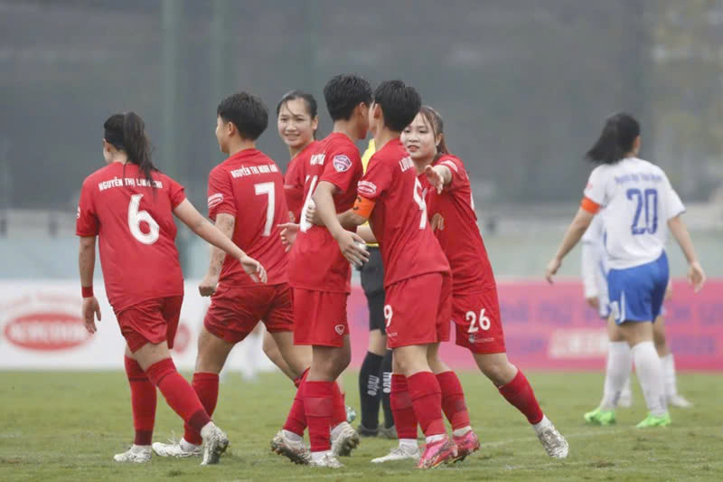 Phong Phú Hà Nam vô địch lượt đi Giải bóng đá nữ U19 quốc gia 2025