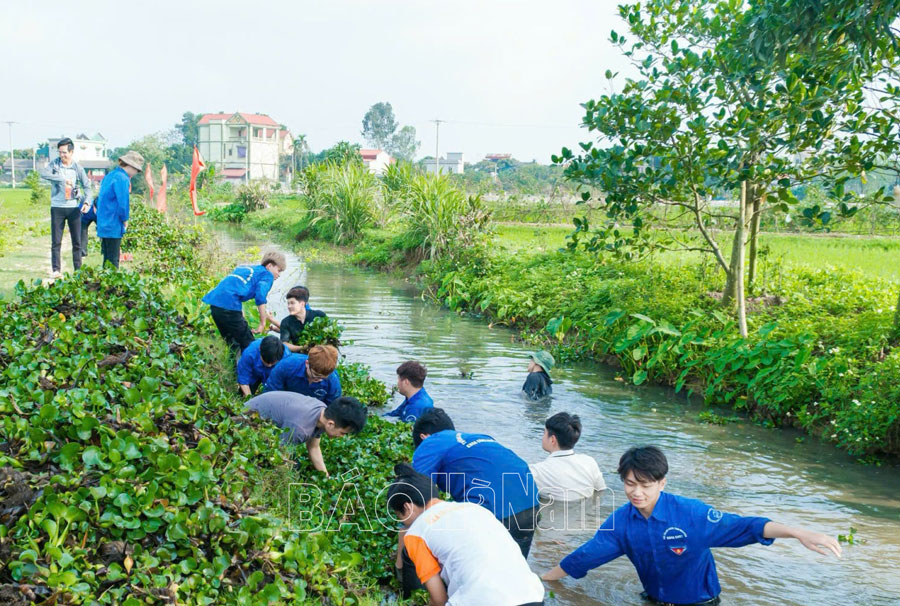 Thanh Liêm duy trì, nâng cao chất lượng tiêu chí môi trường