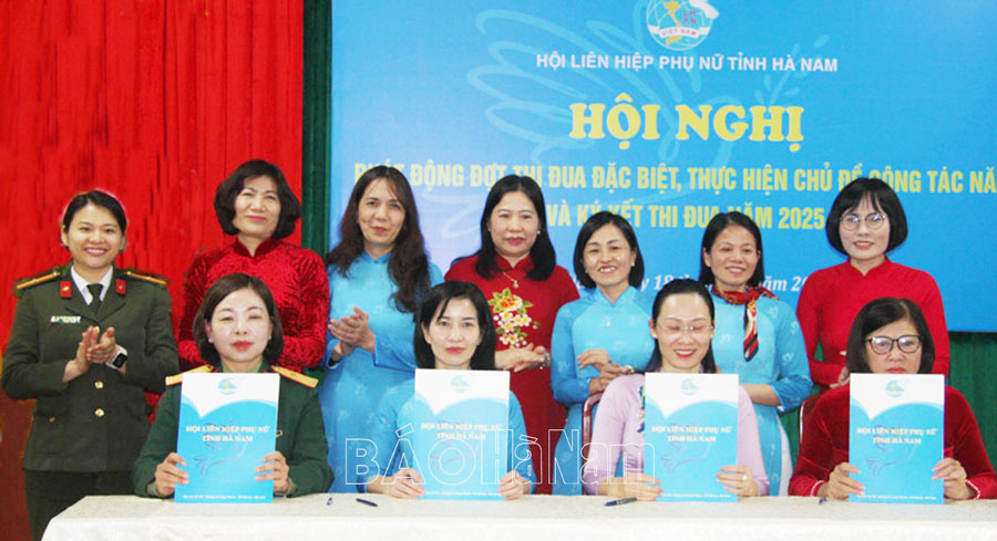 Các cấp hội phụ nữ đẩy mạnh phong trào thi đua yêu nước