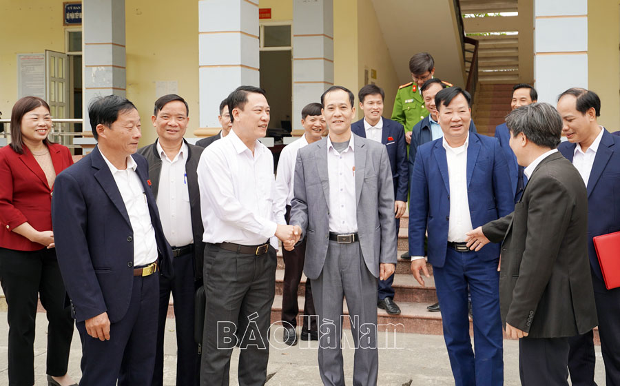 Bình Lục ổn định công tác cán bộ sau sáp nhập