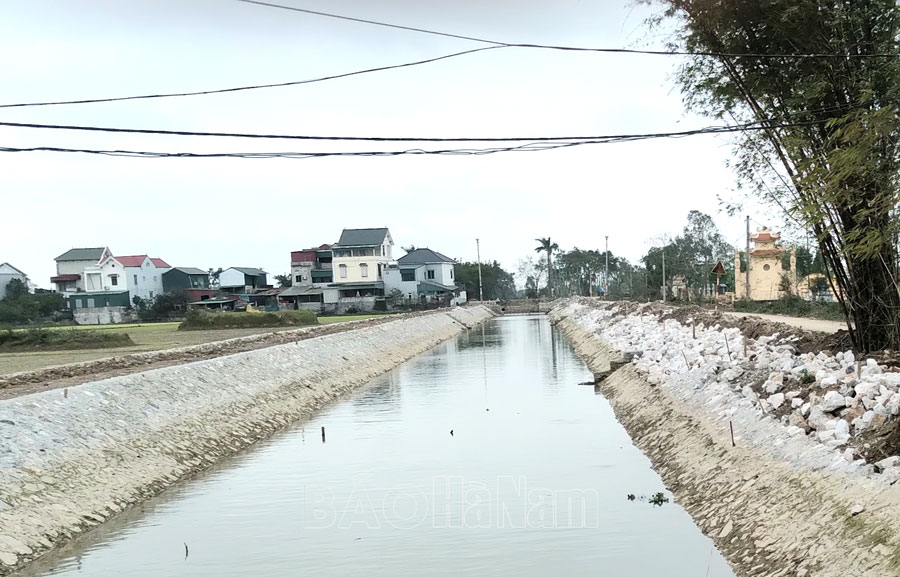Thanh Liêm tập trung hoàn thiện hệ thống kết cấu hạ tầng thủy lợi