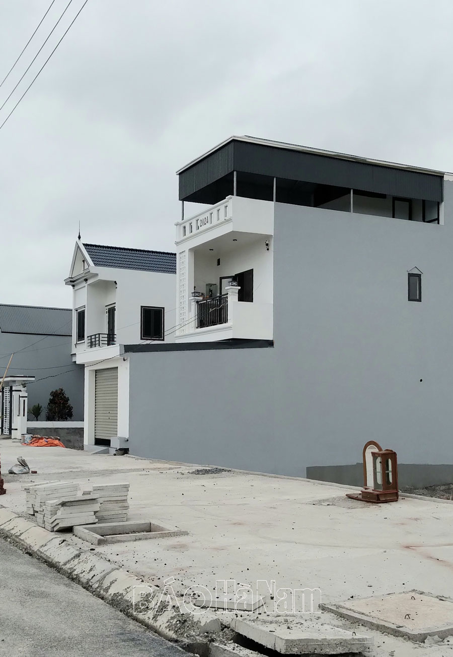 Bình Lục tập trung hoàn thiện hạ tầng các khu tái định cư