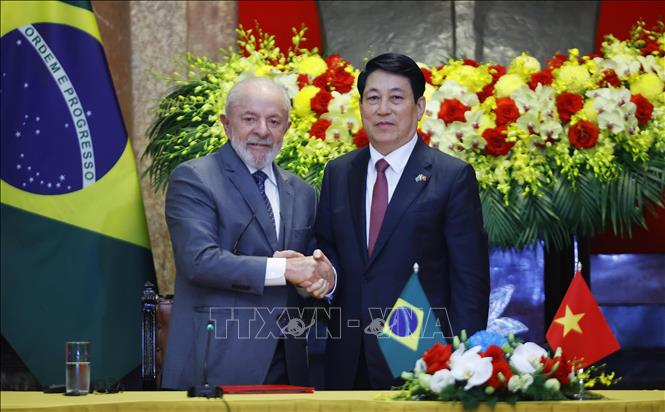 Tuyên bố chung Việt Nam - Brazil nhân chuyến thăm cấp Nhà nước đến Việt Nam của Tổng thống Brazil