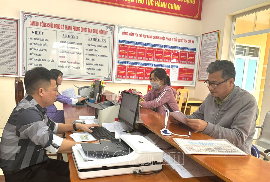 Đảng bộ xã Thanh Phong đẩy mạnh việc học và làm theo Bác