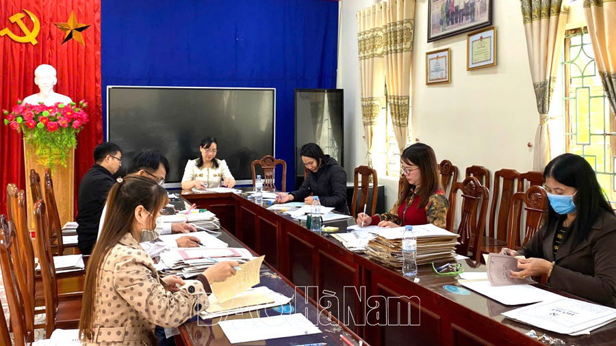 Số hóa hồ sơ đảng viên ở Lý Nhân