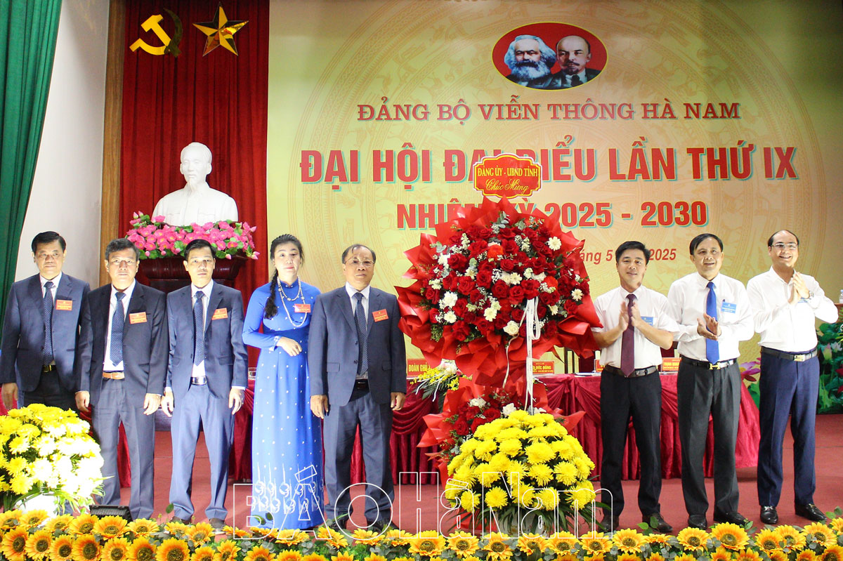Đại hội Đại biểu Đảng bộ Viễn thông Hà Nam lần thứ IX, nhiệm kỳ 2025-2030