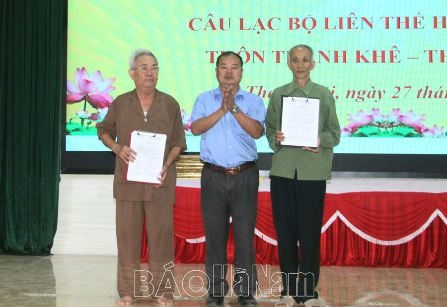 Hội Người cao tuổi Thanh Liêm nhân rộng mô hình CLB "Liên thế hệ tự giúp nhau"