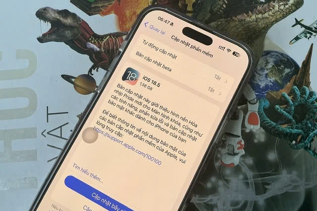Apple phát hành iOS 18.5 sửa lỗi bảo mật quan trọng