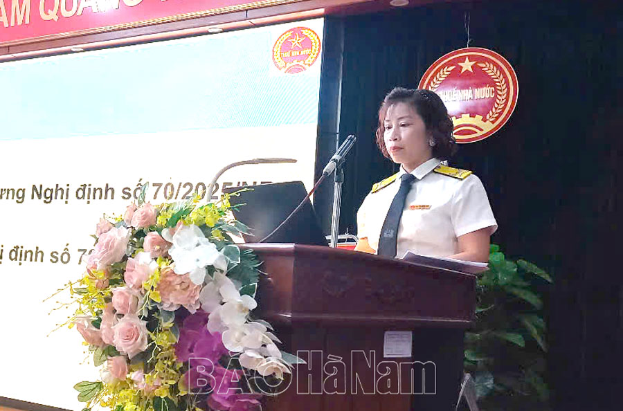 Đội Thuế liên huyện Phủ Lý - Kim Bảng triển khai áp dụng hóa đơn điện tử khởi tạo từ máy tính tiền