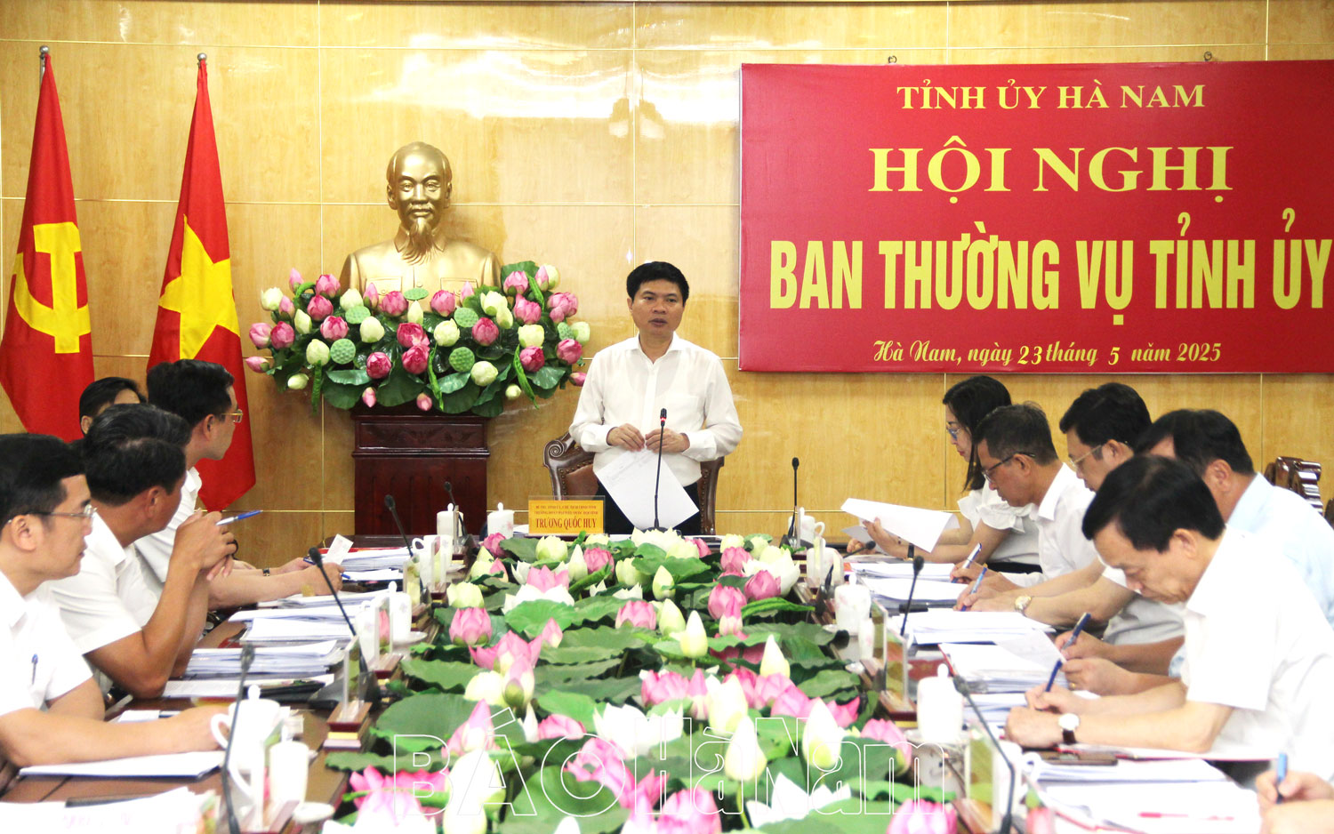 Ban Thường vụ Tỉnh ủy cho ý kiến, chủ trương các nội dung theo thẩm quyền