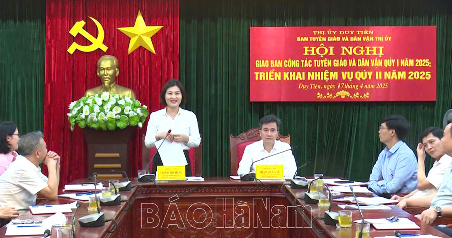 Duy Tiên tăng cường công tác dân vận chính quyền trong tình hình mới