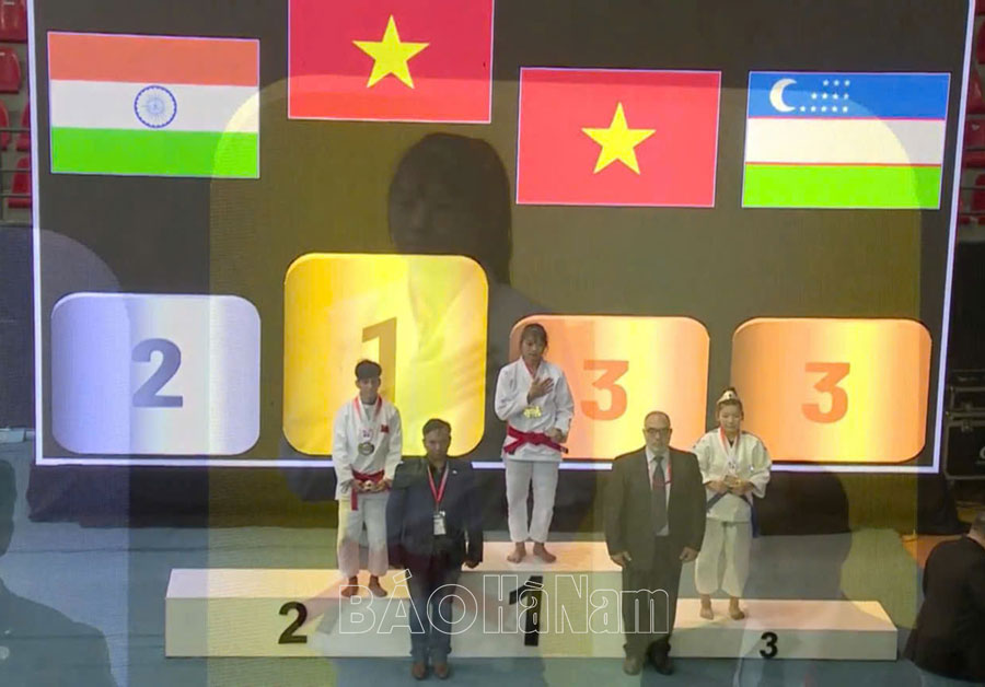 Vận động viên Hà Nam đạt 9 huy chương giải Jujitsu châu Á