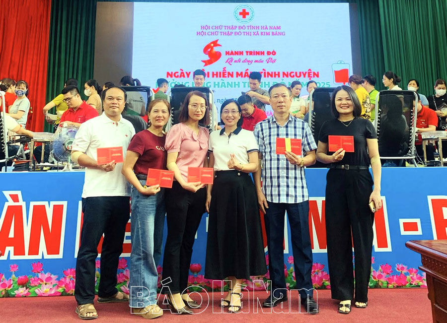 Thị xã Kim Bảng tổ chức Ngày hội hiến máu năm 2025