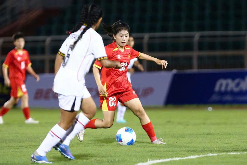 Việt Nam dẫn đầu bảng A tại Giải U19 nữ Đông Nam Á 2025