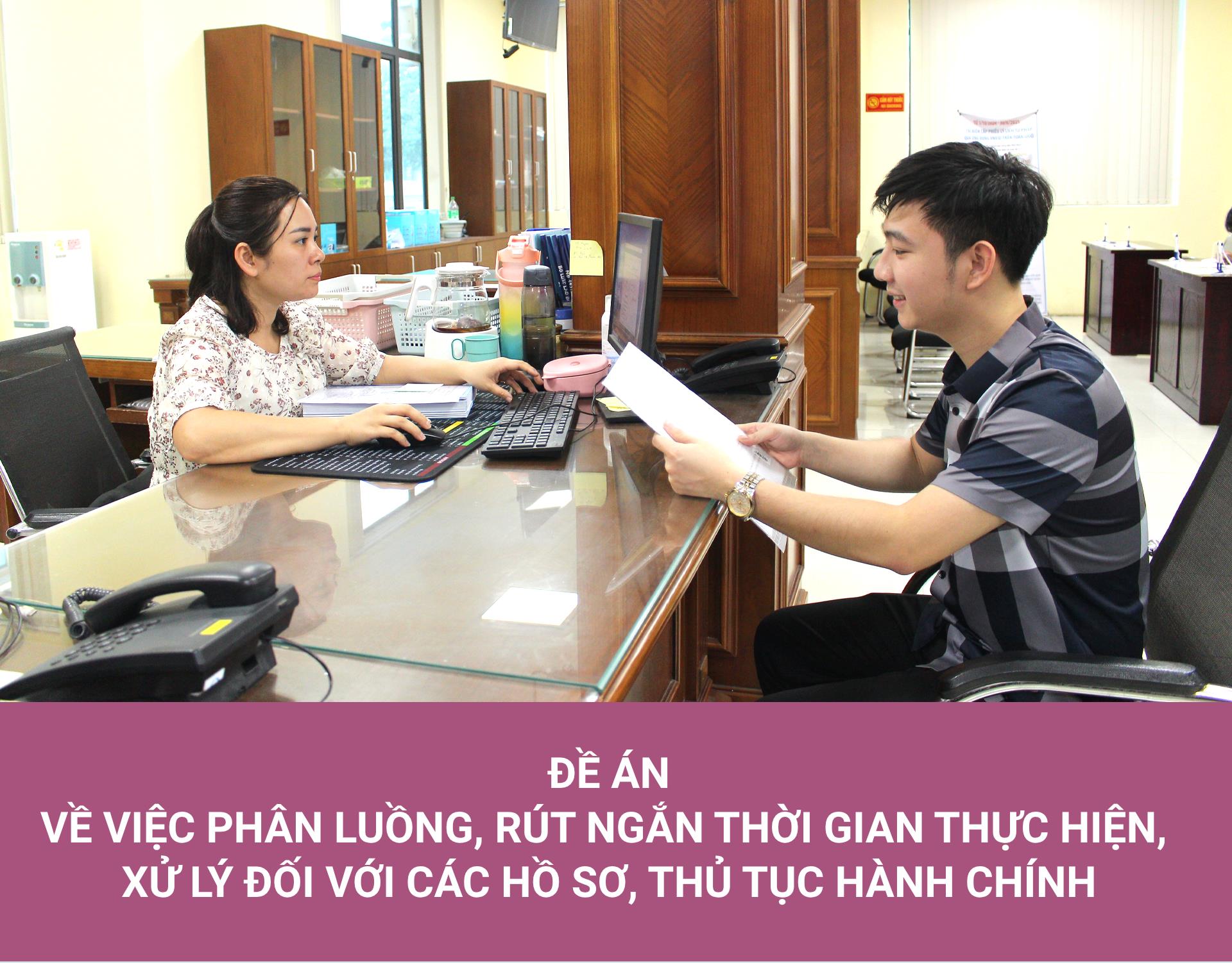 Đề án về việc phân luồng, rút ngắn thời gian thực hiện, xử lý đối với các hồ sơ, thủ tục hành chính