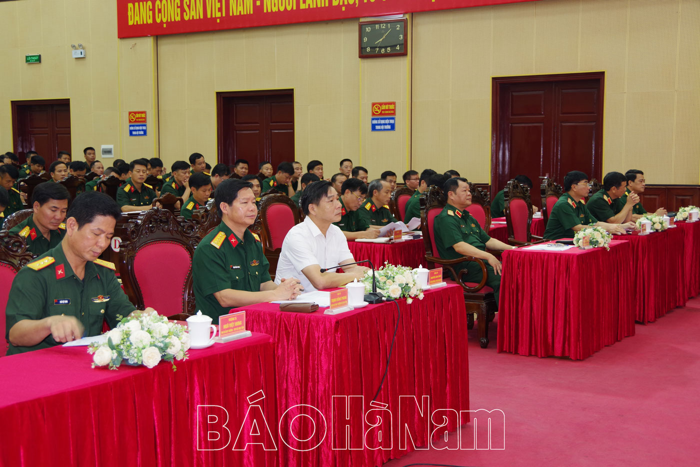 Bộ CHQS tỉnh sơ kết nhiệm vụ quốc phòng, quân sự địa phương