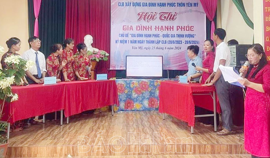 Phát huy hiệu quả mô hình câu lạc bộ “Xây dựng gia đình hạnh phúc”