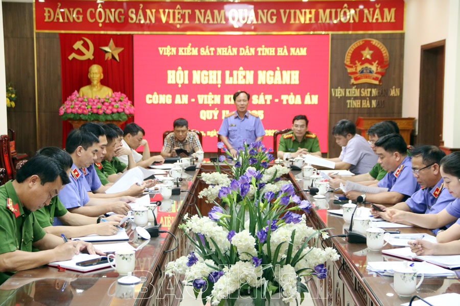 Ba ngành làm án triển khai công tác phối hợp hoạt động tố tụng hình sự quý III/2025