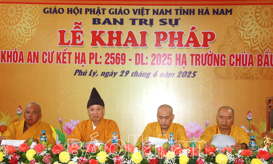 Lễ khai pháp khóa An cư kết hạ Phật lịch 2569