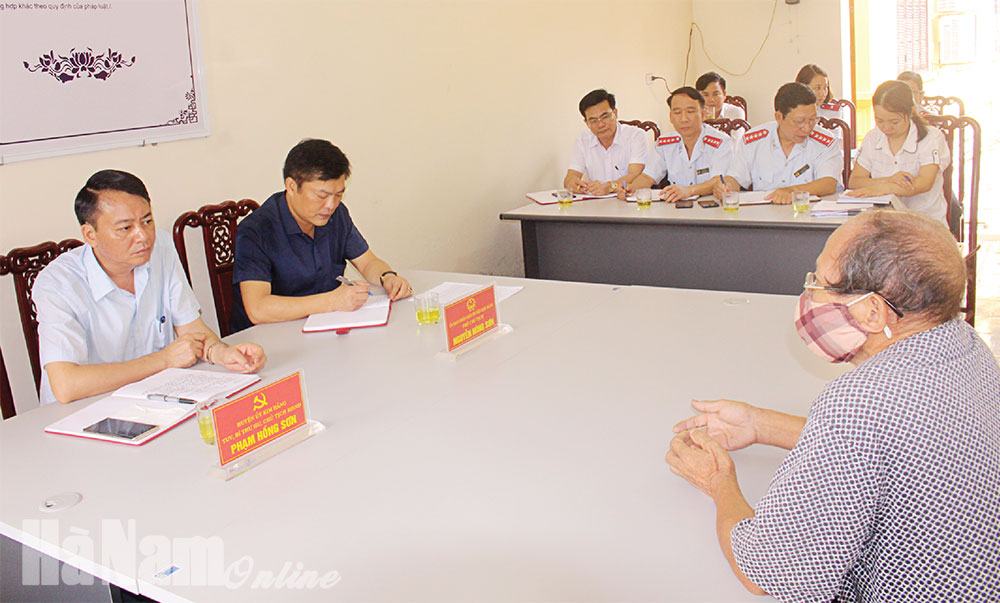 Vai trò nêu gương của người đứng đầu trong hoạt động tiếp công dân