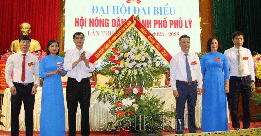 Đại hội đại biểu Hội Nông dân T.P Phủ Lý nhiệm kỳ 2023 – 2028