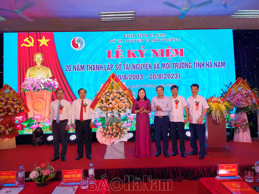 Sở Tài nguyên và Môi trường kỷ niệm 20 năm ngày thành lập
