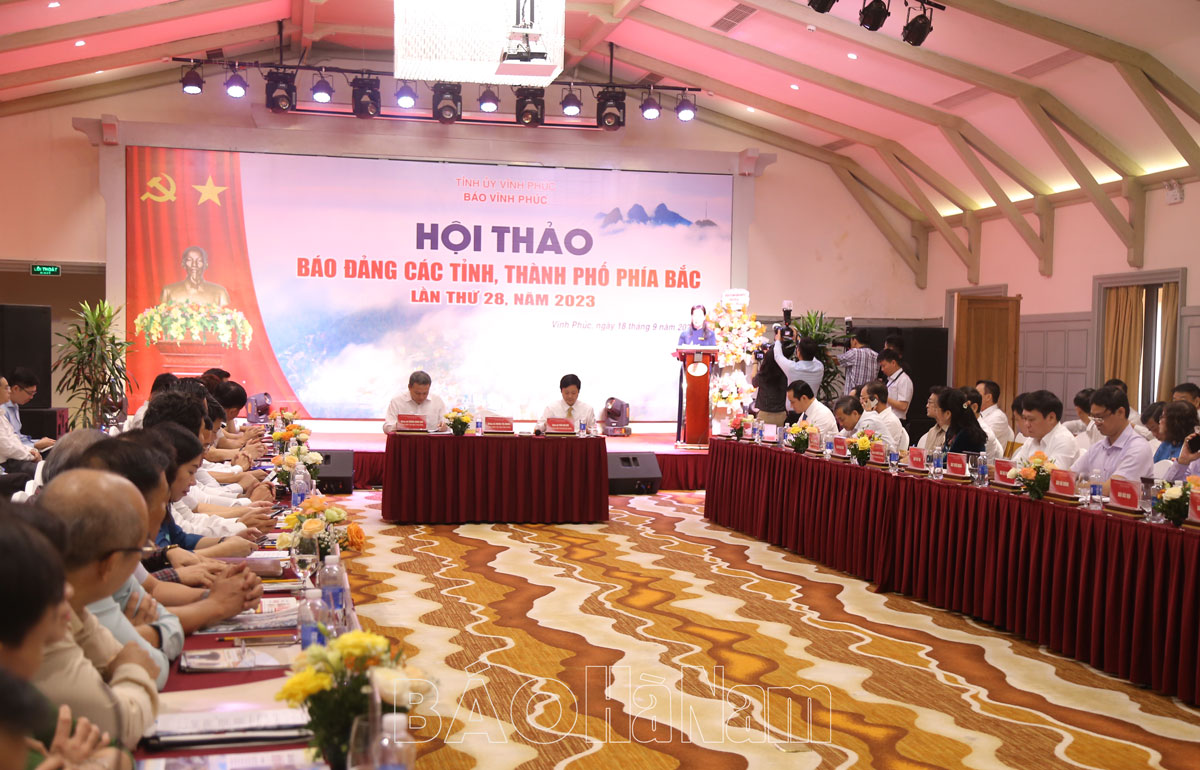 Hội thảo báo Đảng các tỉnh, thành phố phía Bắc