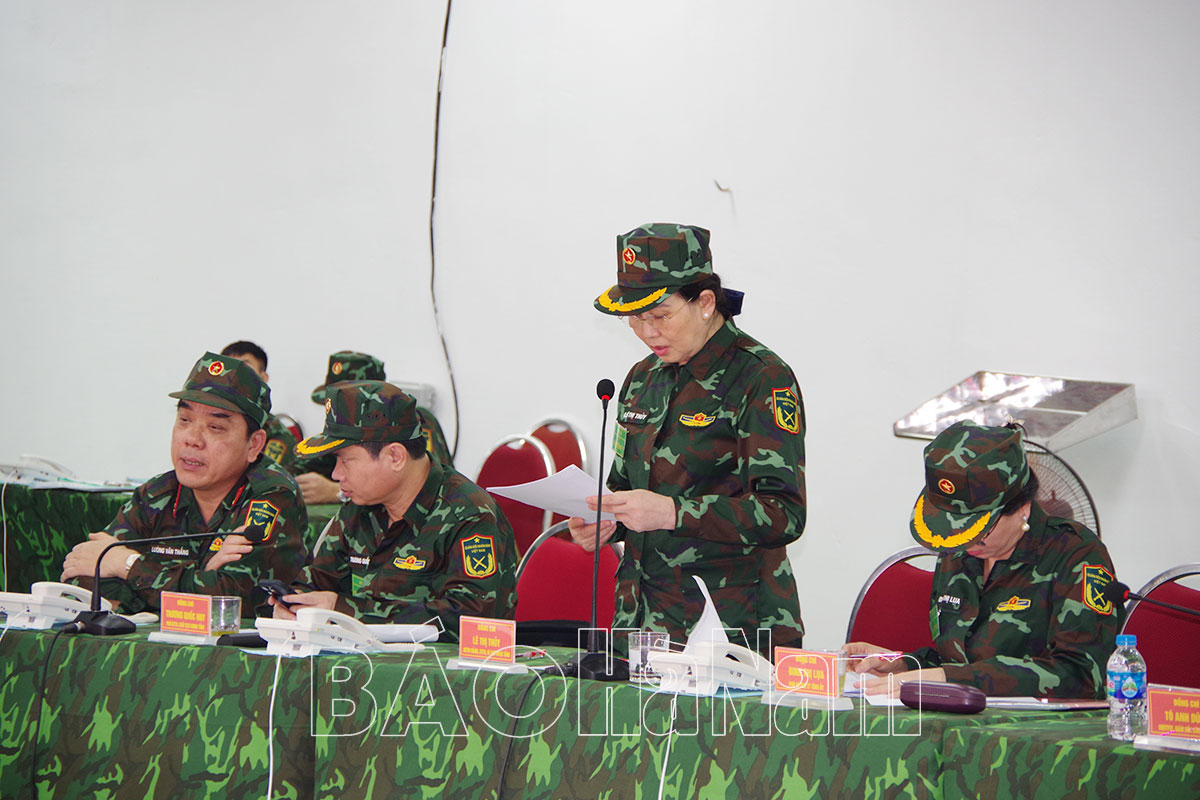 Tiếp tục luyện tập vận hành cơ chế trong diễn tập khu vực phòng thủ tỉnh Hà Nam năm 2023