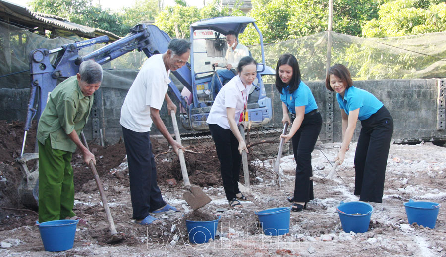 LĐLĐ huyện Bình Lục khởi công xây dựng “Mái ấm công đoàn” cho đoàn viên có hoàn cảnh khó khăn